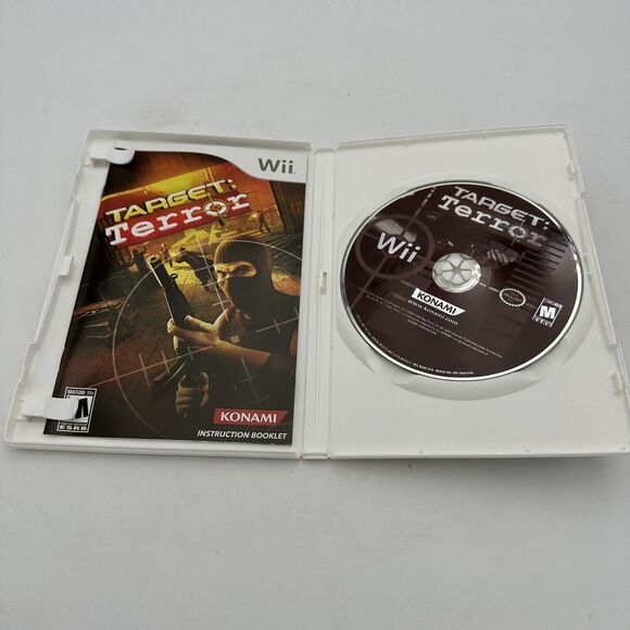 Target: Terror (Nintendo Wii, 2008) Complete With Manual